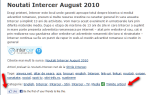 Noutati Intercer August 2010